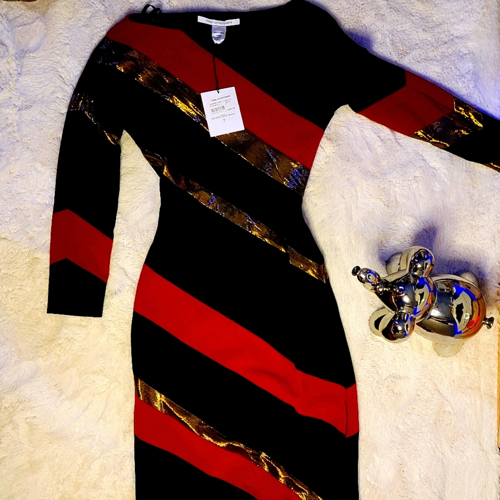 Sexy evening dress .